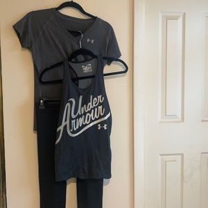Bundle of 2 Under Armour shirts + leggings